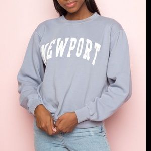 SOLD ON MERCARI Brandy Melville Erica Newport Sweatshirt NWT